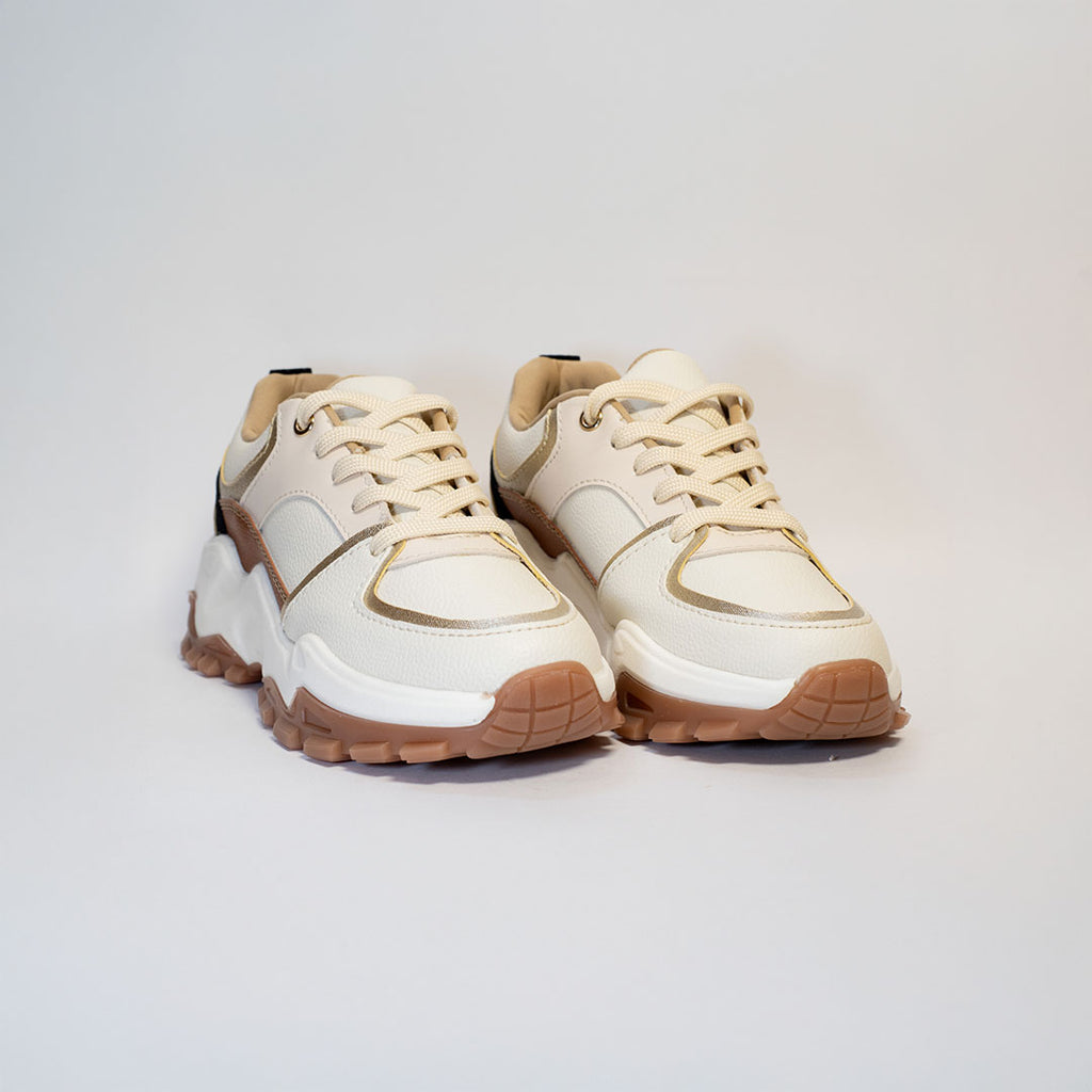 Tenis Dama 1345 Talco/Champagne