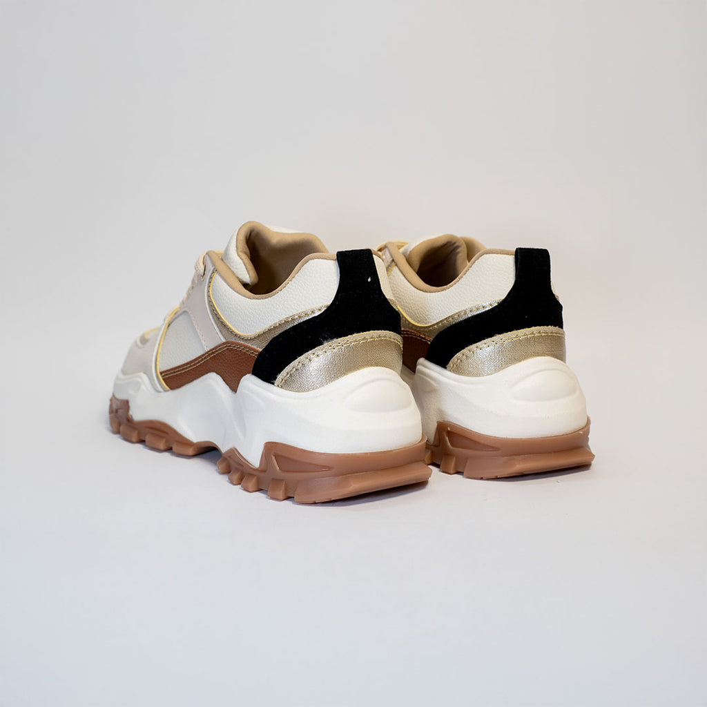 Tenis Dama 1345 Talco/Champagne