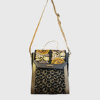 Cartera Dama 1955 Negro/Dorado