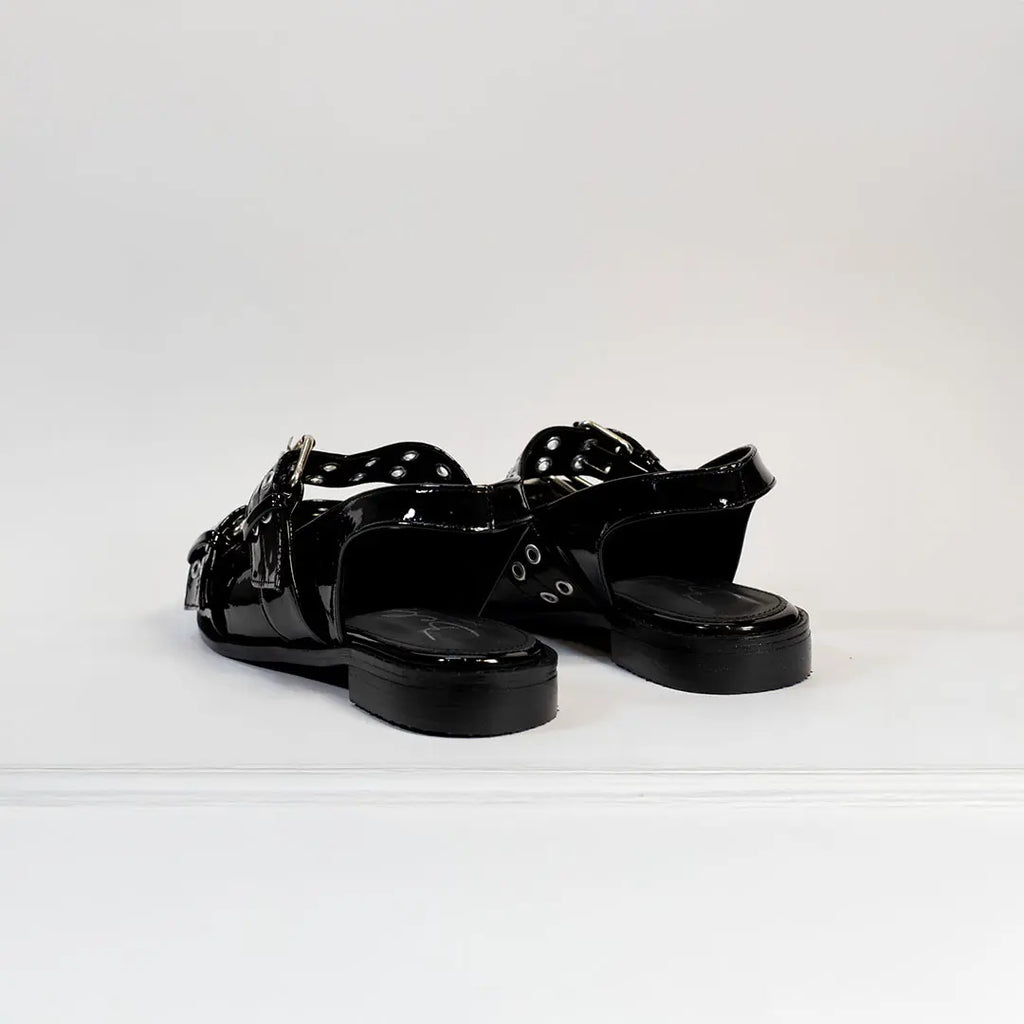 Baleta Dama Charol 2676 Negro