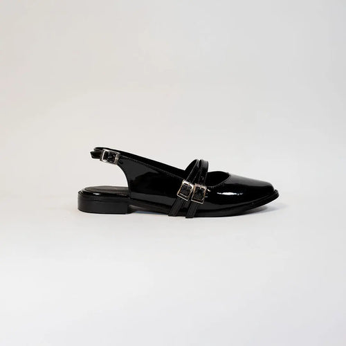 Baleta Dama 4049 Charol Negro
