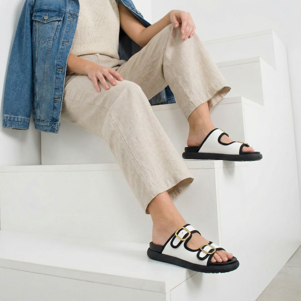 Sandalia Dama 1055 Talco Negro