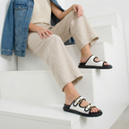 Sandalia Dama 1055 Talco Negro